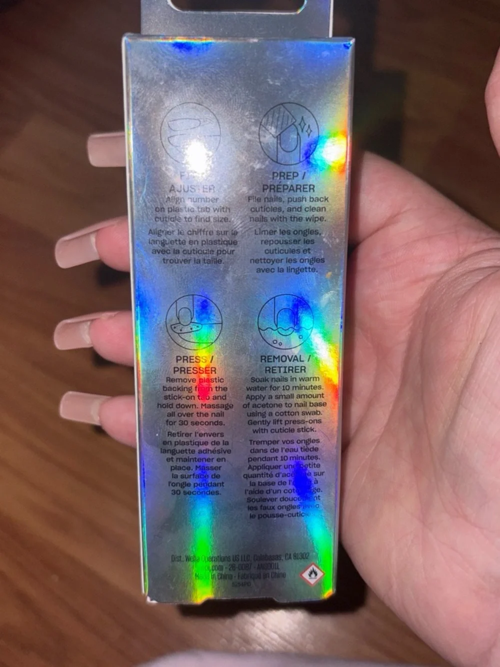 OPI Holographic Silver Nail Accessory Pack